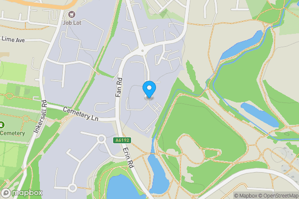 Map location for Area of Mixed Woodland Off Colliery Close, Staveley, Chesterfield, S43 3QE