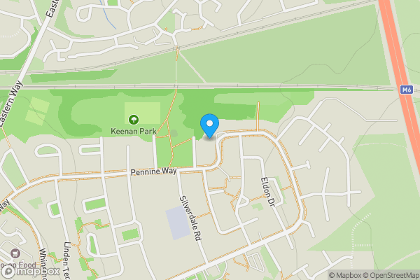 Map location for 289 Pennine Way, Carlisle, Cumbria CA1 3RN