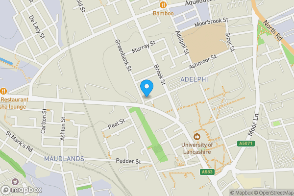 Map location for Apartment D3, The Warehouse, Preston, Lancashire, PR1 7QT