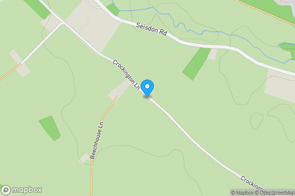 Map location for Land at Crockington Lane, Seisdon, Wolverhampton, WV5 7EN