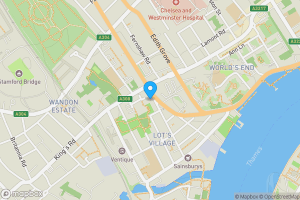 Sw10 Postcode Map 4d Tadema Road, London SW10 0NU