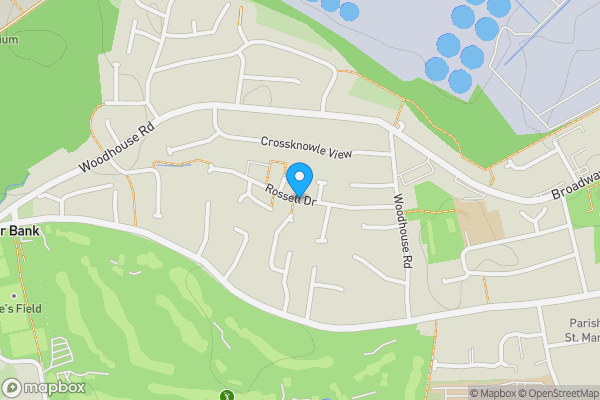 Map location for Land off Rossett Drive, , Urmston, Greater Manchester M41 8DX