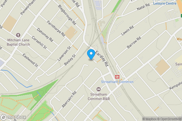 Map location for 20 Edgington Road, Streatham, London, SW16 5BS