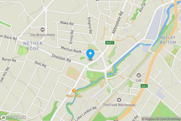 Map location for 430 Abbeydale Road, Sheffield, S7 1FQ