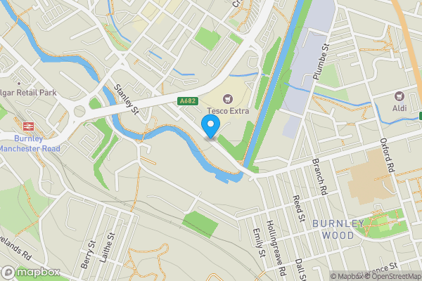 Map location for Burnley Bowl, Finsley Gate, Burnley, BB11 2HE