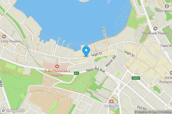 Map location for High Street, CHATHAM, Kent, ME4 4ER