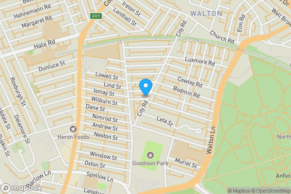 Map location for 43a-45 City Road, Liverpool, Merseyside L4 5UN