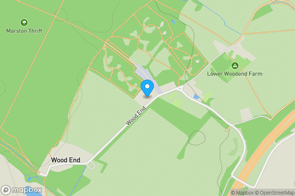 Map location for The Iron House, Wood End, Marston Moretaine, Bedford, MK43 0NZ