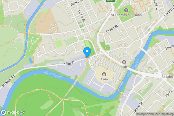 Map location for St John Ambulance, 32 / 132 Sion Street, Radcliffe, Manchester, M26 3SB