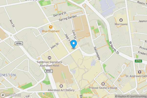 Map location for 5 St Andrews Street LET INVESTMENT, Aberdeen, AB25 1BQ