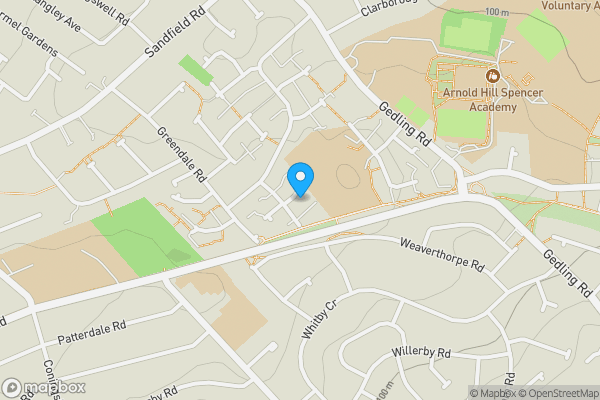 Map location for 37 Thetford Close Arnold, Nottingham, Nottinghamshire, NG5 6PH