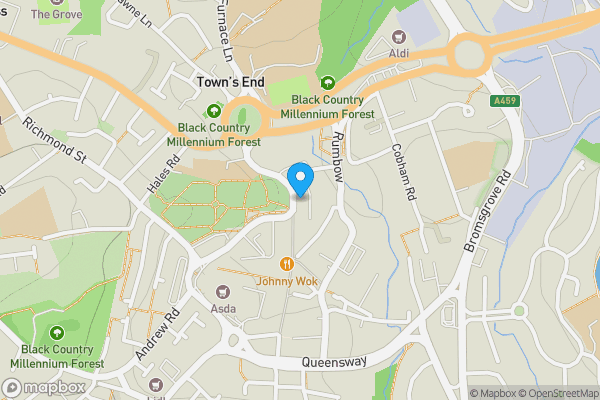 Map location for 57 High Street, Halesowen, B63 3BG