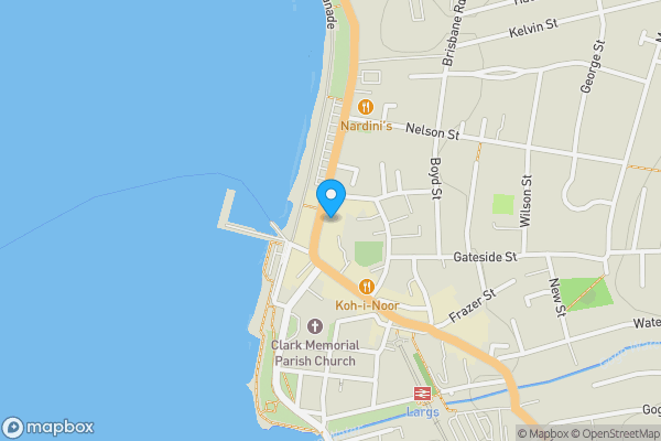 Map location for 30 Gallowgate Street, Flat 2-M, Largs, KA30 8LX