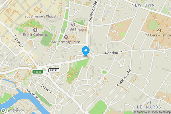 Map location for 66 & 67 Magdalen Street, Exeter, EX2 4HN