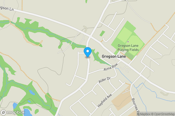 Map location for Bank Head Lane, Preston, Lancashire, PR5 0AA