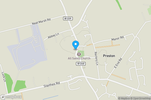 Map location for 43 Main Street, Preston, Hull, East Yorkshire, HU12 8SA