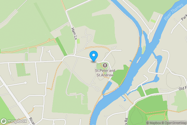 Map location for The Priory, Church Road, Old Windsor, Berkshire, SL4 2JW