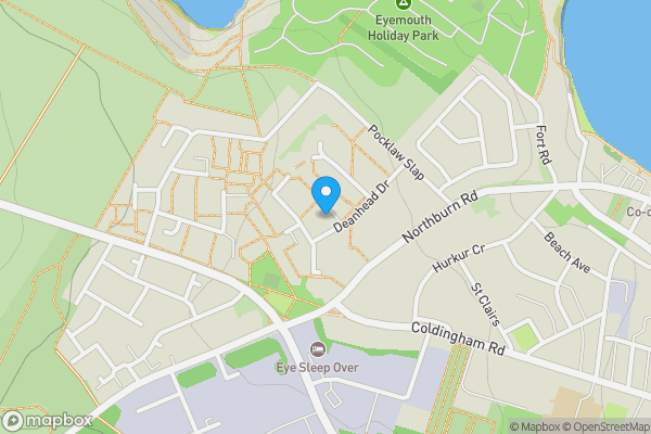 Map location for 20b Bennison Square, Eyemouth, Berwickshire, TD14 5SB