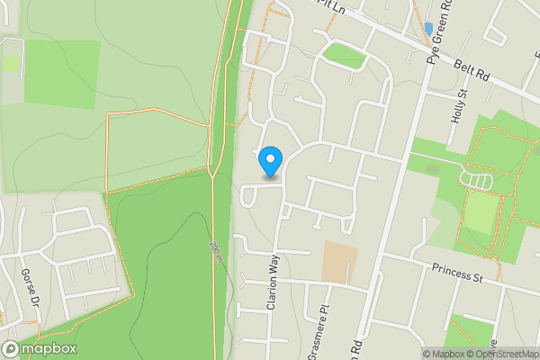 Map location for 30 Abbots Field, Cannock, WS11 4NP