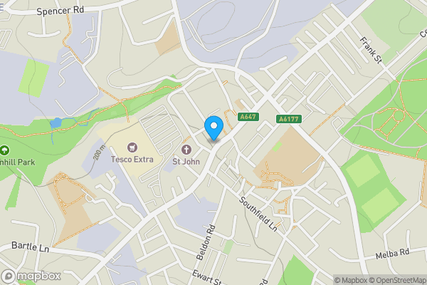 Map location for Cornerstone Methodist Church, Great Horton Road, Bradford, BD7 3ER