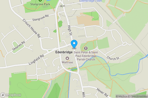 Map location for 36 Roman Court High Street, Edenbridge, Kent, TN8 5LW
