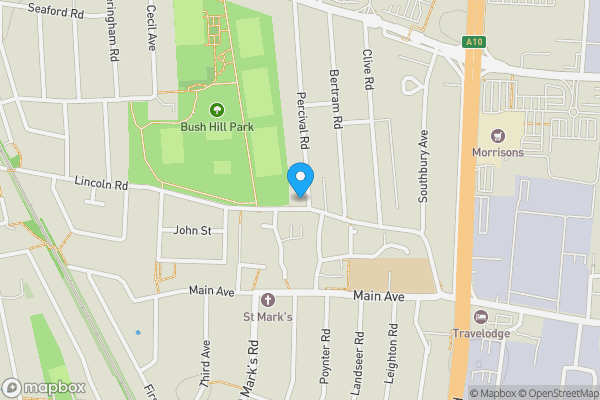Map location for Lincoln Arms, 155 Percival Road, Enfield, EN1 1QT