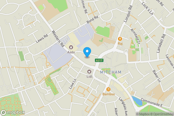 Map location for Flat 39 Gladstone House, Sadler Close, Mitcham, Surrey, CR4 3EJ