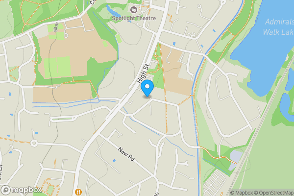 Map location for 11 St. Catharines Road, Broxbourne, Hertfordshire, EN10 7LG