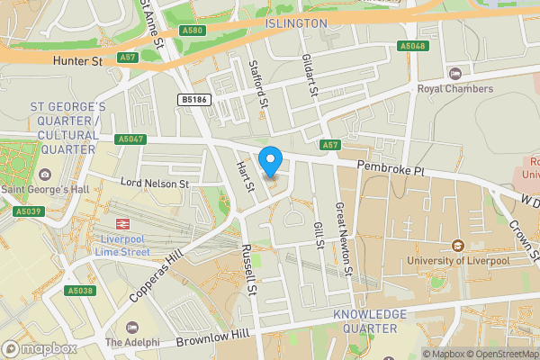 Map location for Flat 513 Plato House, 11 Greek Street, Liverpool, Liverpool, L3 5QJ L3 5QJ