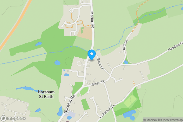 Map location for 3 Norwich Road, Horsham St. Faith, Norwich, Norfolk NR10 3LA