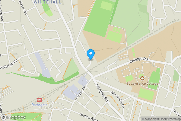 Map location for Woodford Avenue, RAMSGATE, Kent, CT12 6RD