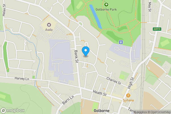 Map location for 2, Jubliee Court Grimshaw Street, Golborne, Warrington, Cheshire, WA3 3DW