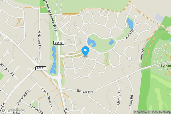 Map location for Monks Gate, Lytham St. Annes, Lancashire, FY8 4FS