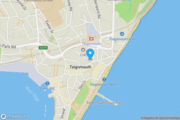 Map location for 2 Regent Street, Teignmouth, Devon, TQ14 8SW