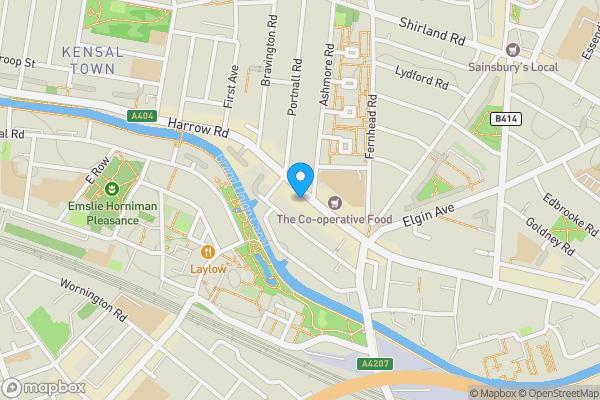 Map location for 395 Harrow Road, Maida Hill, London, W9 3NF