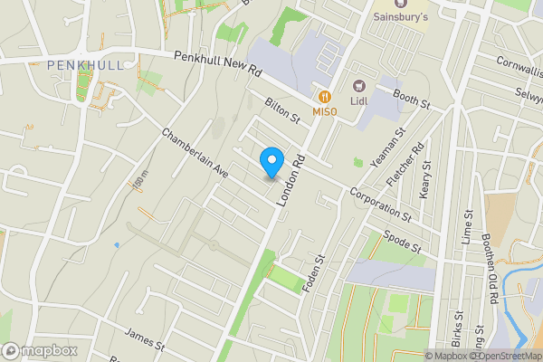 Map location for Bankhouse 1 and 2, Vinebank Street, Stoke-On-Trent, Staffordshire, ST4 5AD