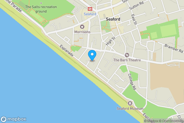 Map location for 4 St. Johns Road, Seaford, East Sussex, BN25 1JW