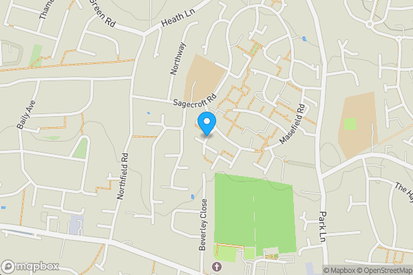 Map location for Garage at, Wordsworth Road, Thatcham, RG18 3FP