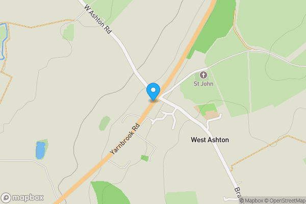 Map location for Yarnbrook Road, West Ashton, Trowbridge, BA14