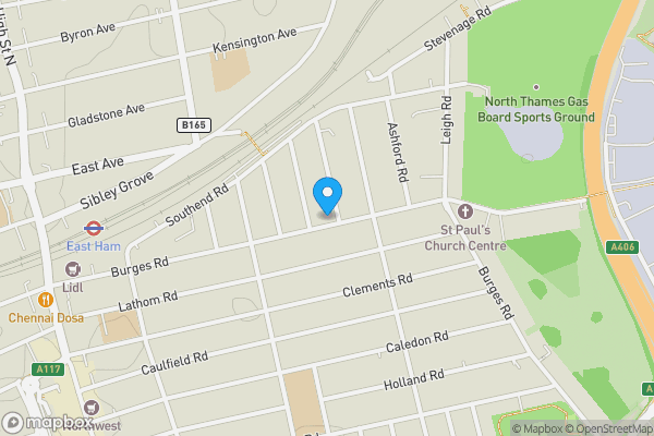 Map location for 145 Burges Road, East Ham, London, E6 2BL