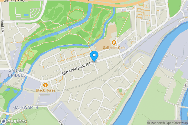 Map location for Old Liverpool Road, Warrington, Cheshire, WA5 1BU