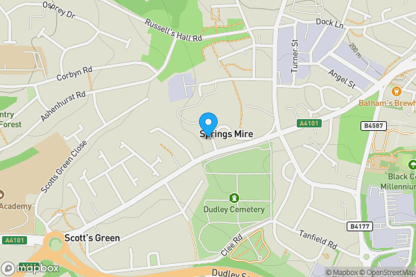 Map location for 3 Bull Street, Dudley, DY1 2DD