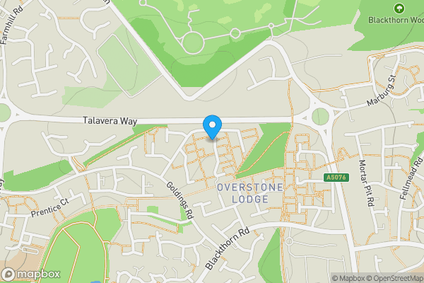 Map location for 54 Dell Crescent, Northampton, Northamptonshire, NN3 8SG