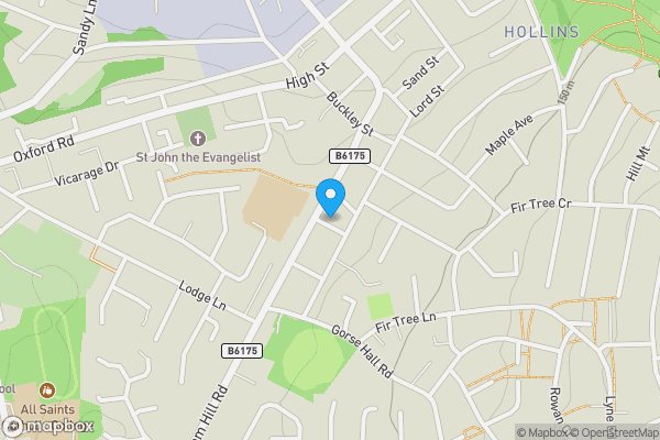 Map location for 2 Liston Street, Dukinfield, Tameside, Greater Manchester SK16 5JN