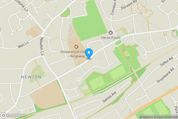 Map location for Kingsway, Chester, Cheshire, CH2 2LB