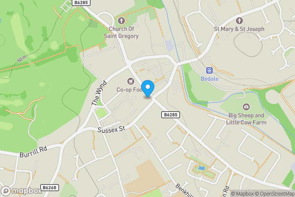 Map location for Tesco Express, Kings Head, 40 Market Place, Bedale, North Yorkshire, DL8 1EQ