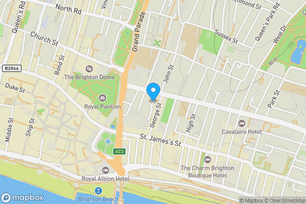 Map location for Dorset Street, Brighton