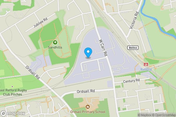 Map location for 4a, Stirling Road, RETFORD, Nottinghamshire, DN22 7SN