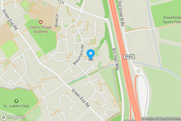 Map location for Stanch Hill Road, HUNTINGDON, Cambridgeshire, PE28 5XG