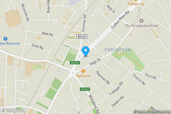 Map location for 10 Coton Lane, Birmingham, West Midlands B23 6TP